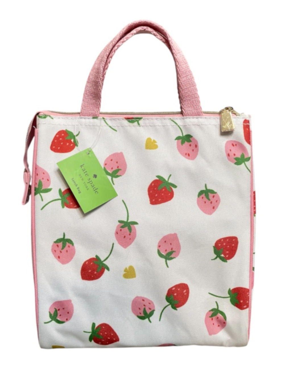 Kate Spade Strawberry Print Insulated Lunch Tote
